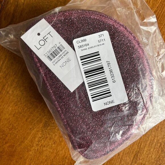 Loft sparkle jewelry case NWT - Picture 8 of 8